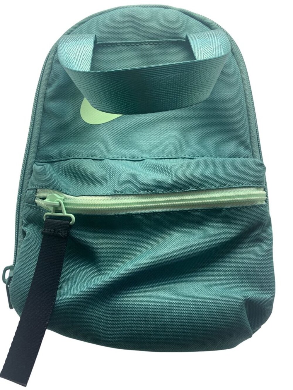 Nike Green Insulated Lunch Bag With Adjustable Strap & Zipper Closure